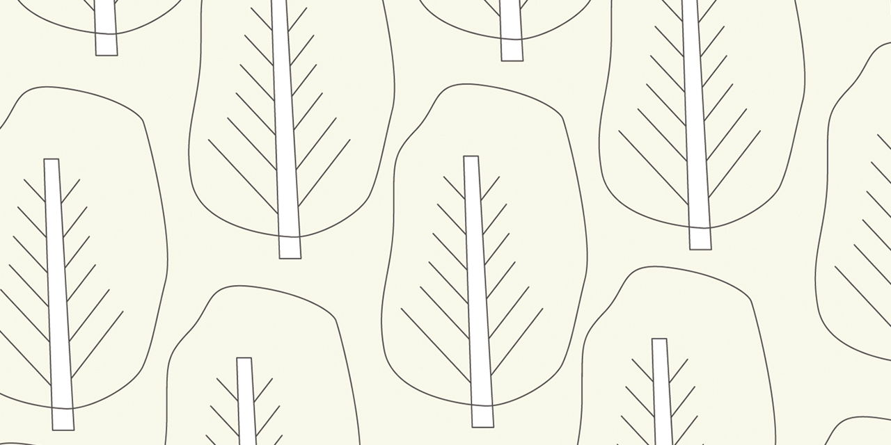 【iPhone壁紙】フリーイラスト スマホ壁紙　ホーム/ロック画面 無料ダウンロード 北欧　森の木々たち