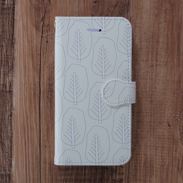 森の木々たち 手帳型スマホケース iPhone/Android 大人可愛いスマホケース